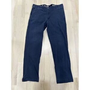 DIXXON FLANNEL COMPANY Blue D-Flexx Chinos Cotton Blend Sz 36